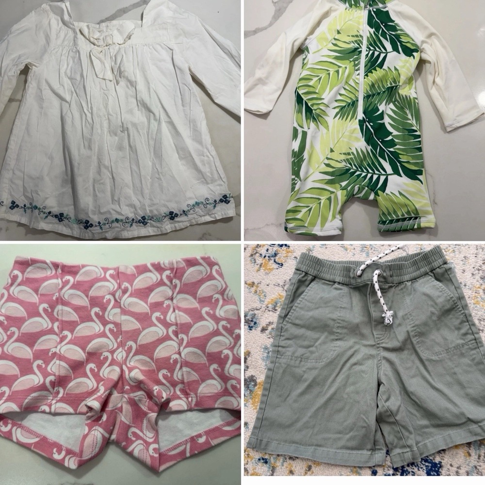 Janie Jack Bundle Of 4 Items Sz 0-24 Months Swim Shorts Tops